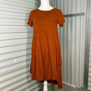 Lularoe XXS orange high low dress